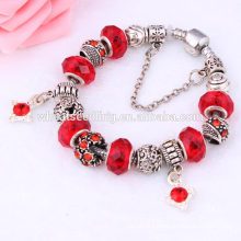 cerise russian red beads diy handwork china tassel fit bit bracelet
